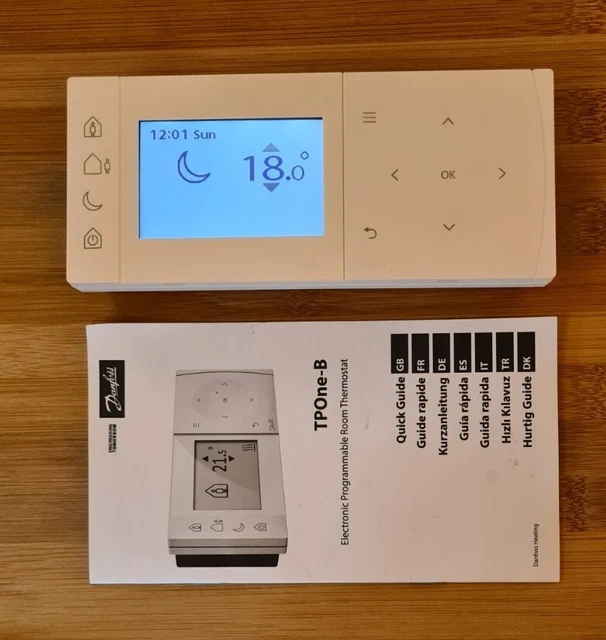 Danfoss Tpone B Programmable Room Thermostat Manual FOR SALE! PicClick UK