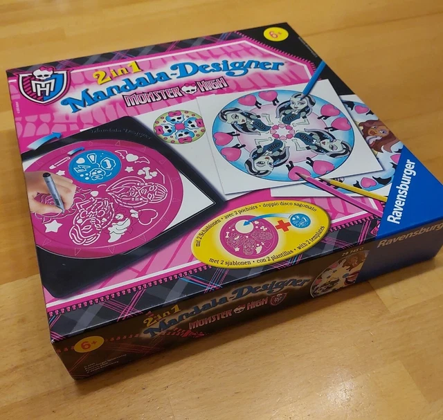 Ravensburger Mandala Designer Monster High 2 in 1 malen und zeichnen