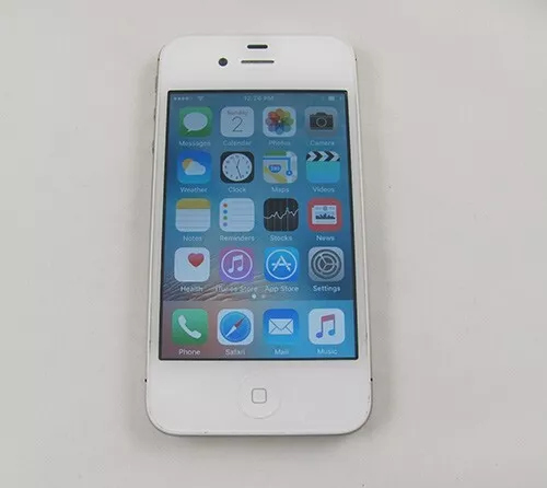 Apple iPhone 4S 16GB Verizon/Unlocked Phone GOOD (White)