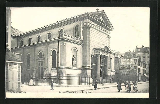CPA Vincennes, l´Eglise