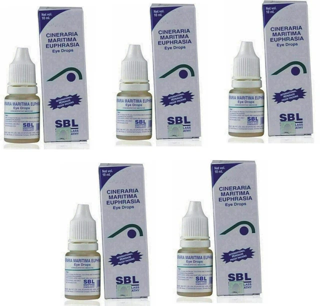 SBL Cineraria Maritima Euphrasia Collyre 10 ml Irritation Sèche Brûlante...