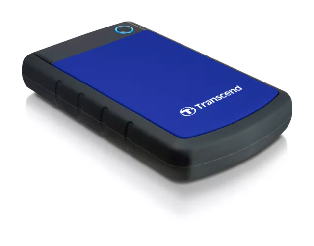 Transcend StoreJet 25H3B (USB 3.0) 2 TB externe Festplatte Anti-Schock NEU OVP