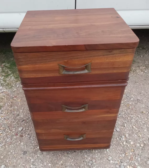 Walnut Mid Century Nightstand by Abernathy (NS142)
