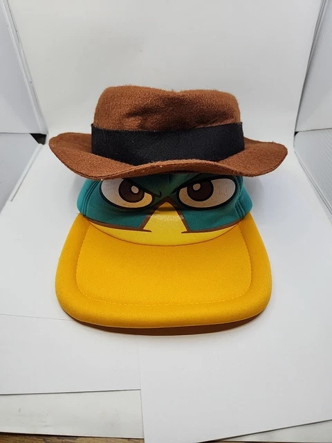 DISNEY PARKS PHINEAS and Ferb Perry The Platypus Agent P Detective Hat ...