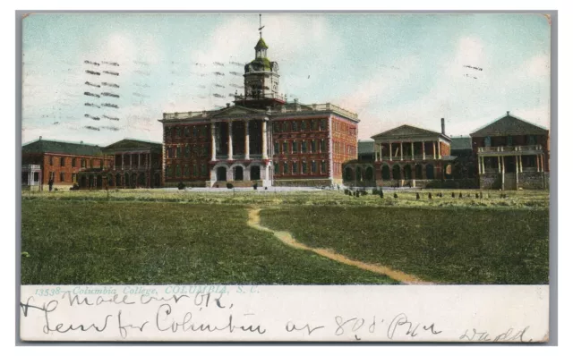 Columbia College COLUMBIA SC South Carolina Vintage Postcard