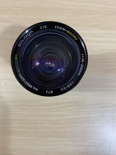 soligor lens c/d zoom+macro f=28-200mm