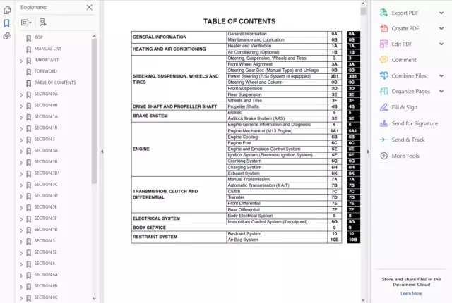 WORKSHOP MANUAL SERVICE & REPAIR GUIDE for SUZUKI JIMNY 1998-2013 2