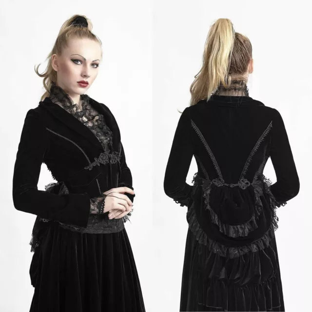 PUNK RAVE Velvet Countess Jacket Viktorianische Jacke EDEL GOTHIC VICTORIAN