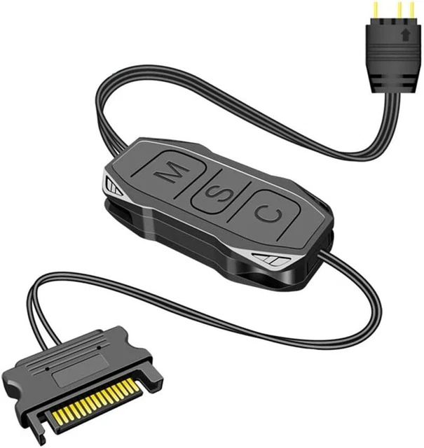 SUNGOOYUE Staffa Supporto GPU RGB – Bianco – Multi Interfaccia 5V 3Pin – Per Scheda Grafica PC - 2
