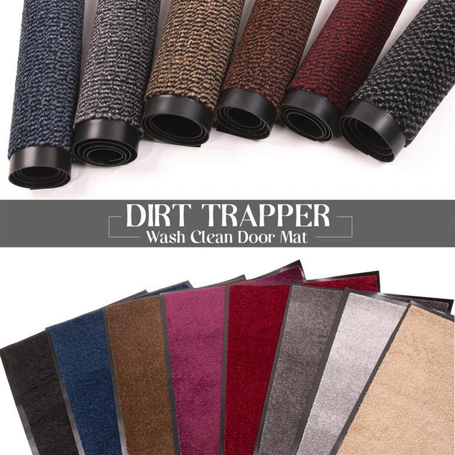 LARGE HEAVY DUTY Door Mat Runner Rubber Barrier Non Slip Back Hall