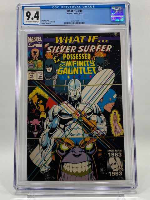 What If... #49 (May 1993, Marvel) Cgc 9.4 Infinity Gauntlet Silver Surfer (009)
