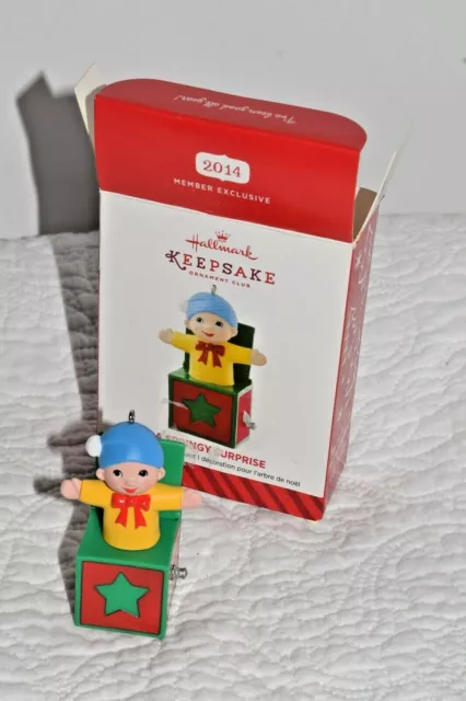 2014 Hallmark Keepsake Ornament "A Springy Surprise" Christmas Member Exclusive