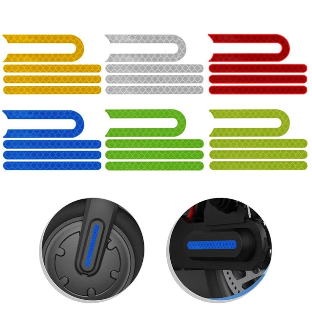 Bande Réfléchissante Autocollant Trottinette Électrique - Stickers Haute Visibilité Pour Xiaomi Et Scooters