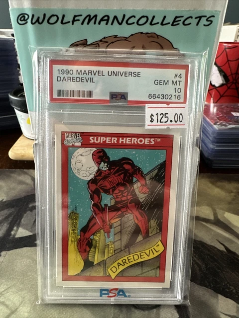 1990 Impel Marvel Universe #4 Daredevil PSA 10 GEM MINT Trading Card