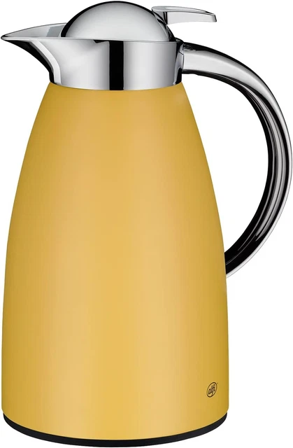 Termica ALFI Signore 1L caraffa isolante acciaio inox caffettiera calda/fredda BPA gialla