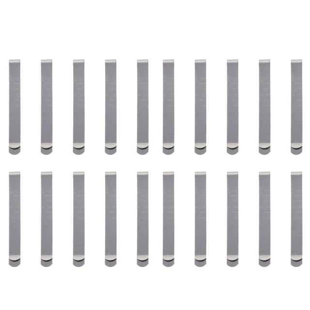 20 Pcs Quilting Clamp Ruler Dressmaking Clips Crimper Tool Pants Side