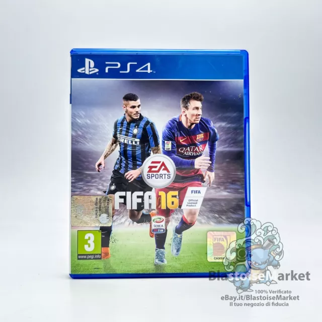 FIFA 16 Messi 🔥 Sony Playstation 4 PS4 🇮🇹 ITALIANO Completo PAL 🎁 Come Nuovo