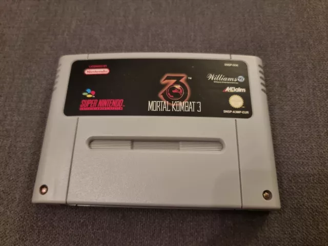Mortal Kombat III 3 Super Nintendo - Super Nintendo - Cartouche Seule - EUR TBE