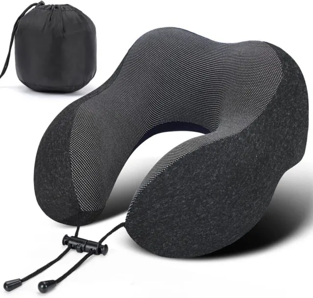Memory Foam U Shaped Travel Pillow Neck Support Head Rest Car Plane Soft Cushion