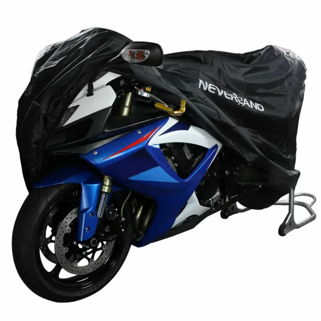 XL Motorradplane Abdeckplane Motorrad Abdeckung Wasserdicht Faltgarage UV Schutz 2