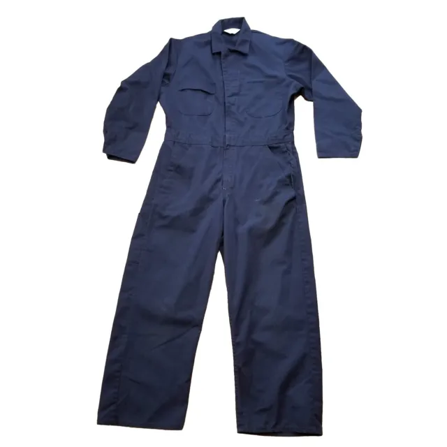 VTG SEARS WORK Leisure Overalls Mechanic Jumpsuit Blue Coveralls Size ...