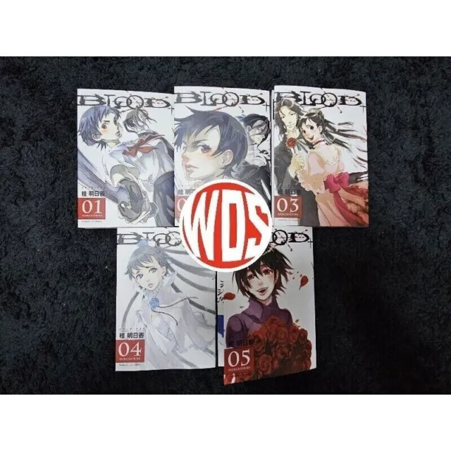 Blood+ Manga by Asuka Katsura Volume 1-5 END English Version Comic