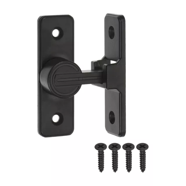 Barn Door Lock Latch 90 Degree Sliding Barn Door Locks Hardware Flip Black