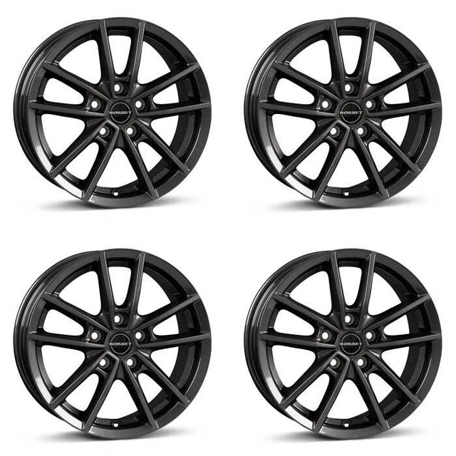 Set 4 Cerchi Borbet Y 7.5x17 ET43 5x120 Titan Matt – Compatibili Con BMW 1er 2er 3er 5er Z3 Z4
