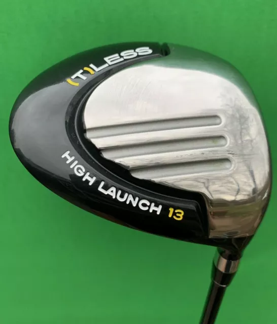 Teeless Driver 13° R2 Senior Flex 50 Gram Shaft T Less Golf Rxs Rife Winn Grip