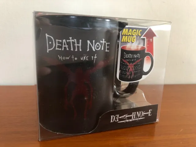 Brandneu - Offizielle Death Note Kira & Ryuk Wärmewechsel Magische Kaffeetasse Tasse