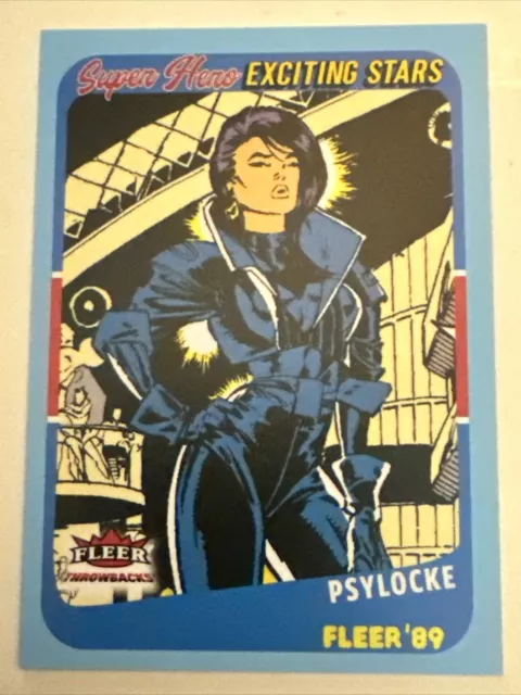 2023 Fleer Throwbacks '89 Marvel Edition Exciting Stars Psylocke #ES-7