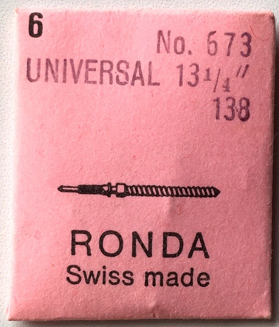 Tige De Remontoir Universal Genève Calibre 138 - Réf. UG138401, Occasion