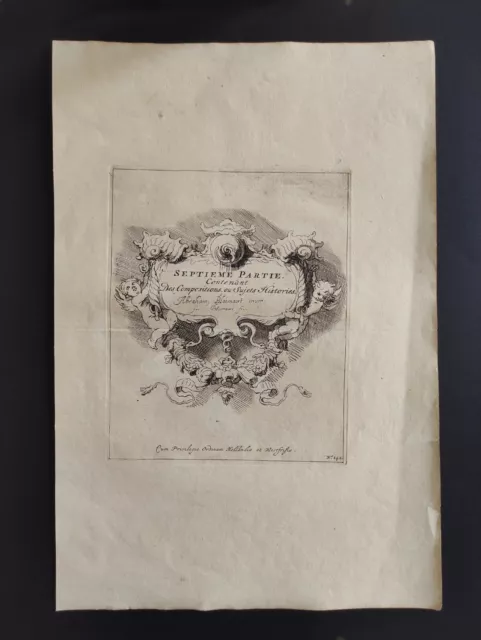 N°142, Artis Apelleae Thesaurus, Abraham & Frederik Bloemaert, Stampa 1723