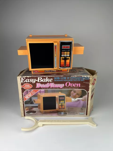 Easy Bake Dual temp oven Vintage toy In Original Box 1983 No Dish
