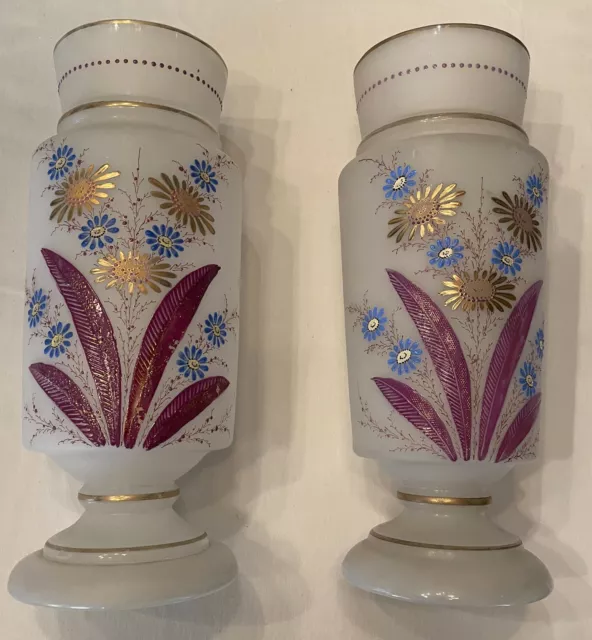 Antique Decorative Flower Vase PAIR (2)