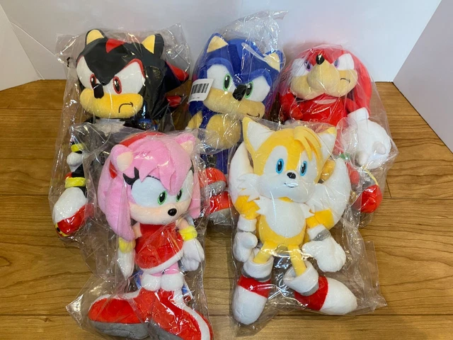 SANEI 2024 SEGA Sonic the Hedgehog Shadow Knuckles Tails Amy Plush Doll ...