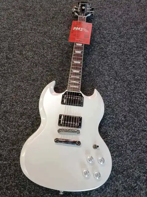 Pre-Owned Epiphone SG Muse Pearl White Metallic (043798)