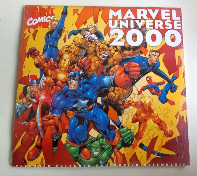 CALENDARIO MARVEL UNIVERSE 2000-Collana Bookstore-Marvel Italia/Panini- NUOVO