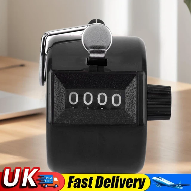 HANDHELD TALLY COUNTER 4-Digit Number Count Clicker Counter Hand ...