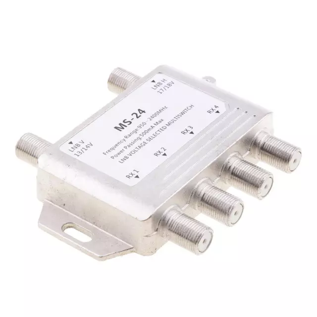 Universal 2 In 4 Out LNB Voltage Selected Multiswitch Satellite Diseqc