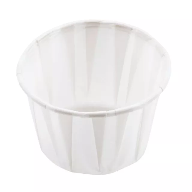 Paper Souffle Cups 2oz Disposable Waxed Paper Ramekin Sauce Pots 250 Lots New 3