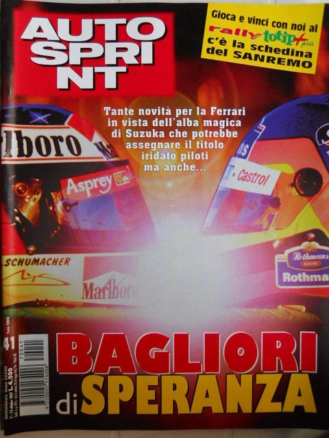 Autosprint N°1 – Janvier 1988 – Magazine Italien Automobile (état Neuf)