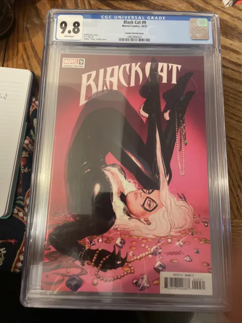 Black Cat #9 (2021) 1:25  Cgc 9.8 Sway Incentive Variant Cover