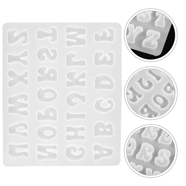 Cake Fondant Mold Letter Candy Mold Cake Mold Non-Stick DIY Kitchen Baking Tool
