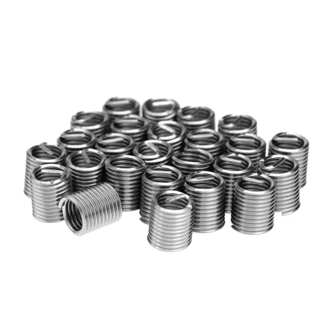 Helicoil thread inserts 25x M8x1.25x2D Stainless Steel Wire Thread Screw Tool