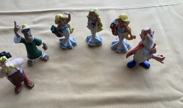 Set De 7 Figurines Astérix - Plastoy Tubo - Le Village D'Astérix - Occasion
