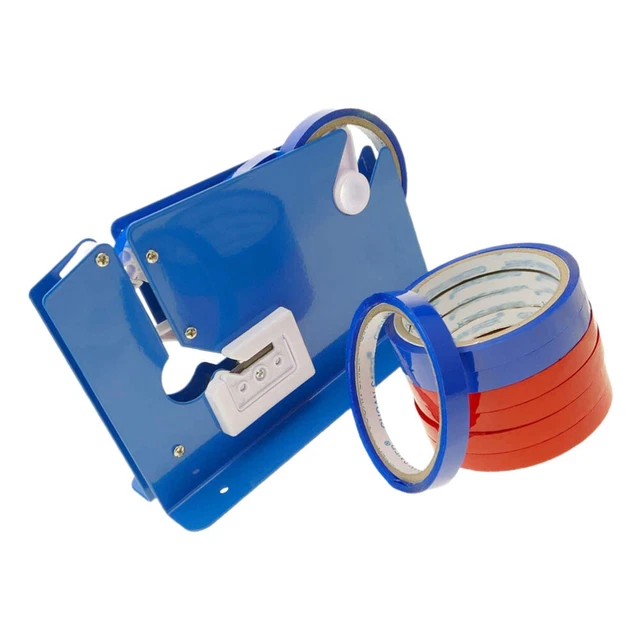 9 piezas bolsa de hierro cinta bolsa equipo sellado máquina dispositivo azul