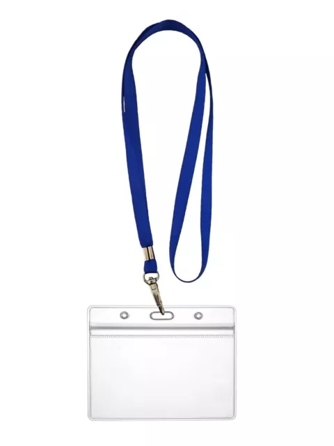 Ausweishülle ZIP Kartenhalter Ausweishalter komplett mit Lanyard Schlüsselband