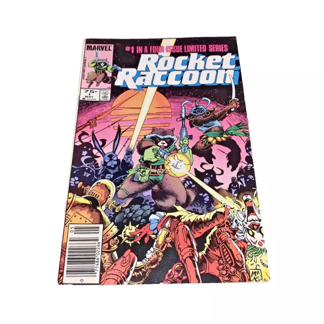 Marvel Comics Rocket Raccoon #1 in a Four-Issue Limited Series EX VF Rare HTF