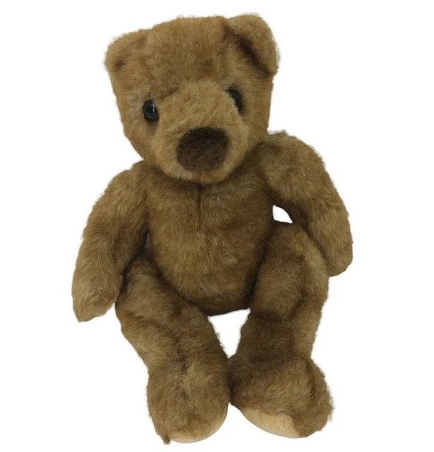 VINTAGE TY BROWN Teddy Bear Plush Stuffed Animal £24.13 PicClick UK
